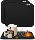 2pack Heat Resistant Mat for Air Fryer, 16x20in Heat Resistant Mat for Countertop, Silicone Kitchen Countertop Hot Pads for Air Fryer, Deep Fryer, Oven by FIREWESS