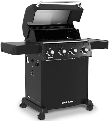 Broil King, 865057, Crown 410, Natural Gas (NG), 4-Burner, Black-410 - Image 4