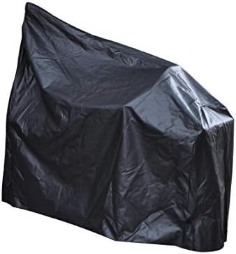 Heavy Duty Grill Cover for Charcoal Offset Smoker Cover, Fade and UV Resistant, Fits Char-Broil, Dyna-Glo, Royal Gourmet, Char-Griller and More Black by acoveritt