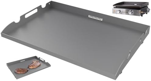 Griddle Top Replacement for Blackstone 22" Flat Top Grill w/Rear Grease by PETKAO