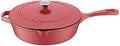 Cuisinart Chef's Classic Enameled Cast Iron Dutch Oven with Lid, Porcelain Enameled Interior, Oven Safe, Induction Compatible, 12-Inch, Chicken Fryer, Peony Pink by Cuisinart