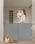 Miumoon 50 inch Reinforced Retractable Baby Gates 34 inch Tall by MiumoonBabyGates