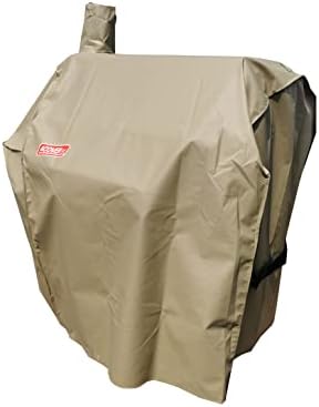 Grill-Smoker-Cover Sized for Char Griller Grill Smoker 2823, 2123 600D Heavy Duty Canvas Water Proof All Weather Off-Set Charcoal Smoker Cover G21616 (Brown) - Image 2
