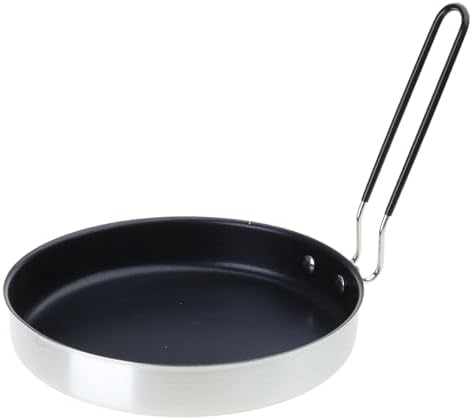 Nonstick Camping Frying Pans Diameter 24cm / 9.45inch Quick Heating Skillets Portable for Outdoor Cooking Meals Portable Outdoor Frying Pans Light Weight Camping Cookware by Unknown