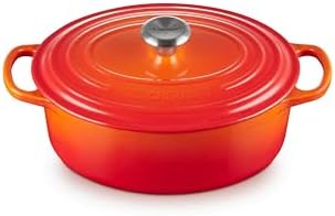 Le Creuset Enameled Cast Iron Oval Dutch Oven, 2.75 qt., Flame by Unknown