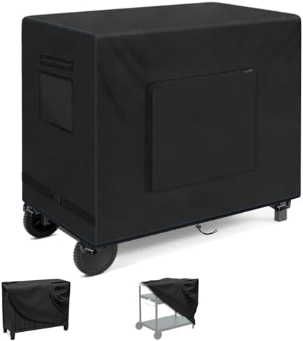 SIRUITON 600D Outdoor Bar Cart Cover for 34" Portable Outdoor Table by SIRUITON