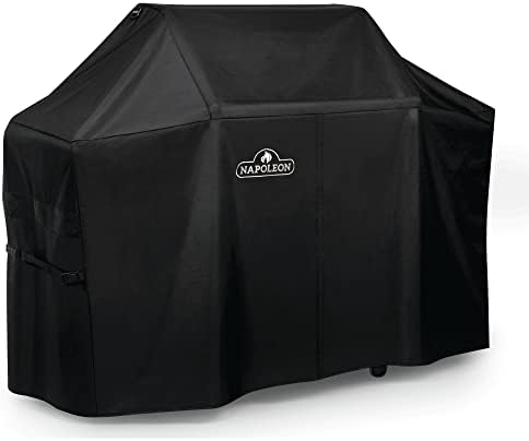 Napoleon Grill Cover for Prestige PRO 500 and Prestige 500 - Black, Water Resistant, UV Protected, Air Vents, Hook and Loop Closure, Hanging Loops, Adjustable Buckled Straps by Unknown