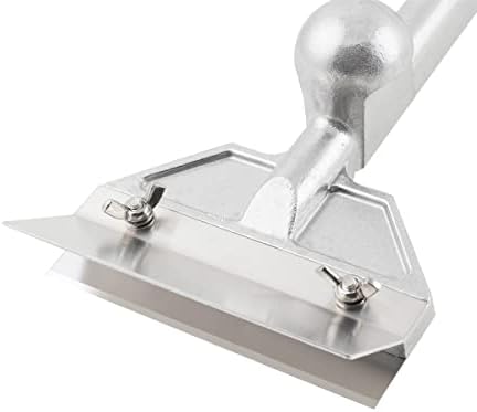 Grill Scrapers with Replacement 4 Blades and Small Slant Edge Grill Scraper,Heavy Duty Casting Commercial Griddle Scraper for Restaurants, Bars, Diners, Outdoor Grill Cleaning - Image 3
