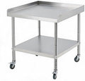 Stainless Steel Equipment Stand, Prep Table Metal Table w/Wheel by JustSmart