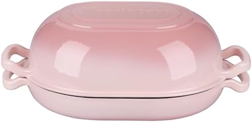 VORRINGARD Enameled Cast Iron Sourdough Bread Oven, Dutch Oven, Loaf Cast Iron Bread Pan for Homemade Bread Baking, Meatloaf Pan with Lid, 7QT, Pink - Image 7