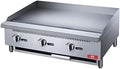 Commercial Countertop Griddle, ETL 36" Flat Top Grill Natural Gas (NG) / Propane, 3 Burners - 90000 BTU by EliteKitchenSupply