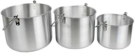 AceCamp Nested Pot Aluminum Lightweight Cooking Pot Set Outdoor Large Stock with lid and folding handle - 4L,8L,12L - Image 6