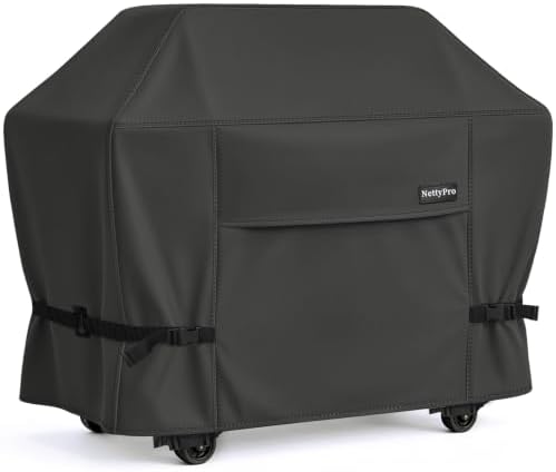 NettyPro Grill Cover for Outdoor Grill 70 Inch Waterproof Heavy Duty, Black by NettyPro