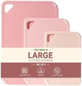 THETCHRY Plastic Cutting Board Set of 3, Pink Cutting Board for Kitchen by Thetchry