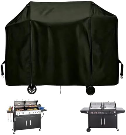 Propane Gas Grill and Griddle Combo Cover for Green Party for MFSTUDIO by Guisong