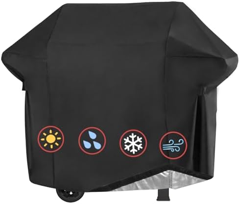 48 Inch Grill Cover, BBQ Grill Cover for Outdoor, Compatible with Weber, Char-Broil, Nexgrill, Brinkmann, and Dyna-glo, Waterproof, Windproof, and UV Resistant by ProtectYourOutdoorProductsforLongerLife