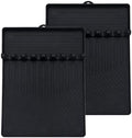 Magnetic Silicone Side Shelf Mat for Blackstone Griddle - 4 Corner Magnets, Extra Thick, Linear Drip Channels, 446°F Heat Resistant, 16"x11.5", Fits Weber Traeger Pit Boss (Black 2-Pack) by Unknown