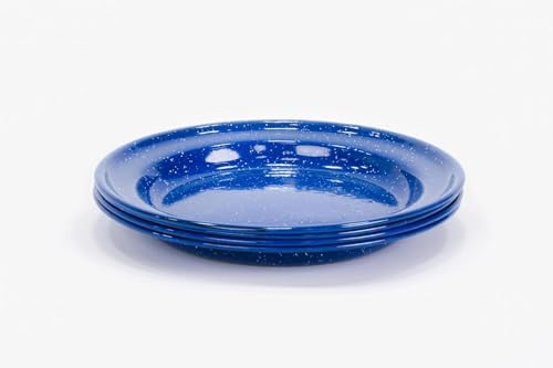 Enamelware for Camping and Backpacking - Cookware Gear Essentials for Camping and Backpacking (Made by Caddis Sports, Inc.) (10 Inch Plate (8 Pack)) - Image 7