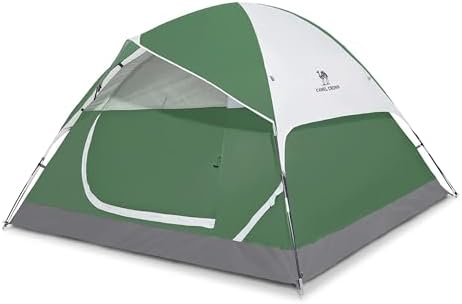 CAMEL CROWN Tents for Camping 2/3/4/5 Person Camping Dome Tent, Waterproof,Spacious, Lightweight Portable Backpacking Tent for Outdoor Camping/Hiking by CAMELCROWN