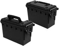 Sheffield Ammo Box Made in USA, Stackable Lockable Ammo Storage Box, Black by Sheffield