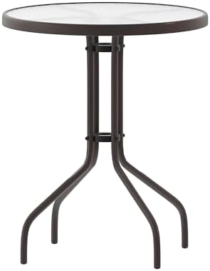 Flash Furniture 23.75 in Round Table, Bronze by FlashFurniture