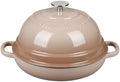 EDGING CASTING Enameled Cast Iron Dutch Oven Pot with Lid, Round Bread Oven for Homemade Sourdough Bread Baking, 6 Quart, Mocha by EDGINGCOOKWARE