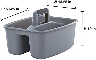 Mighty Tuff Rough and Rugged All-Purpose Cleaning Caddy, Grey/Black 2 Count (CD0170) - Image 2