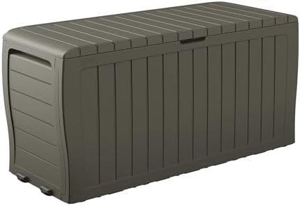Keter Marvel 71 Gal Outdoor Storage Box for Patio and Pool Accessories by Unknown