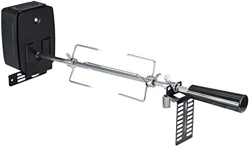 Universal BBQ Grill Rotisserie Kit for Most Gas Grills Charcoal Grills, Rotisserie Accessory Attachment with Stainless Steel Spit Rods by Poggyyi