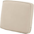 Classic Accessories Montlake Water-Resistant 21 x 20 x 4 Inch Patio Lounge Back Cushion, Antique Beige, Outdoor Loveseat Cushions by ClassicAccessories