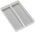 madesmart Classic 2 Compartment Compact Utensil Tray, White by madesmart%C2%AE