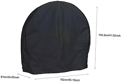 Oxford Cloth Firewood Rack Cover with Heavy Duty Straps - Image 2