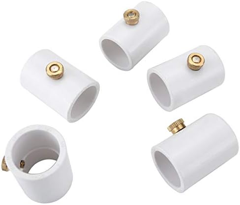20 Packs 1/2" PVC Misting Nozzles Coupling with Brass Mist Nozzle - Image 4