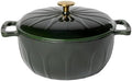 6 Quart Luxe Enamel DO with Gold Knob, Pesto by Lodge