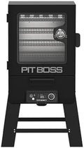 Pit Boss 3-Series WiFi & Bluetooth Digital Vertical Smoker with LCD Digital Controller and Wood Chip Tray, 880-Sq. In. 4-Rack Cooking Space, 100°F to 300°F Temperature Range, Meat Probe, Black by PitBoss%C2%AEGrills