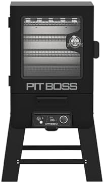 Pit Boss 3-Series WiFi & Bluetooth Digital Vertical Smoker with LCD Digital Controller and Wood Chip Tray, 880-Sq. In. 4-Rack Cooking Space, 100°F to 300°F Temperature Range, Meat Probe, Black by PitBoss%C2%AEGrills
