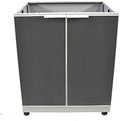 Blue Sky Outdoor Living, OKC3024GD2SKDG, 2-Door Outdoor Kitchen Sink Cabinet – Weather-Resistant Tempered Glass Cabinet Doors – Modular Storage for Patio and Backyard Grilling Stations – Slate Gray by BlueSkyOutdoorLiving