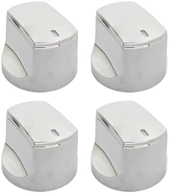 brati Chrome Control Knob Replacement for Char-Broil Performance Series Gas Grill (2017 and Newer),Performance Series 4 Burner Grill Replacement Knobs,4 Pcs by BRATI