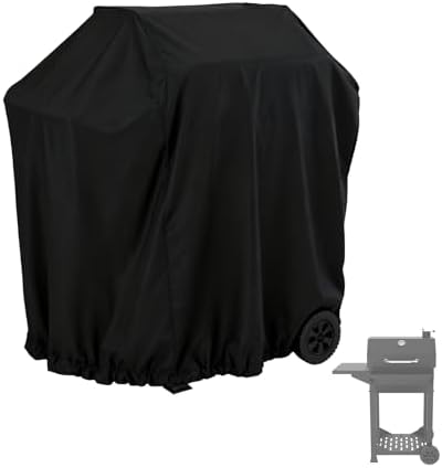Grill Cover for Nexgrill 810-0025 Cart-Style Charcoal Grill, Heavy Duty Waterproof All-Weather Protection, Outdoor Fade Resistant BBQ Grill Cover (36" L x 26" W x 43" H) by Vercome