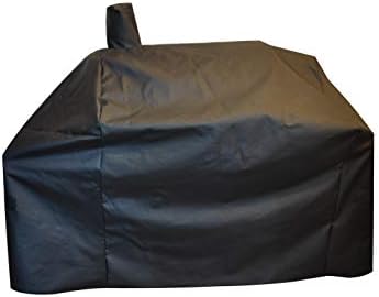 Grill-Smoker-Cover Sized for Char Griller Grill Smoker 2823;2123 600D Heavy Duty Canvas Water Proof All Weather Off-Set Charcoal Smoker Cover G21616 - Image 3