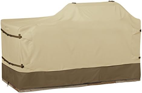 Classic Accessories Veranda Water-Resistant BBQ Grill Cover for 98 Inch Island with Left or Right Grill Head by ClassicAccessories