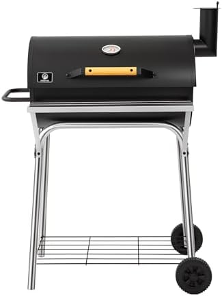 Barrel Charcoal Grills 20 In. Large Cooking Area BBQ Grill Picnic by IRONYAK