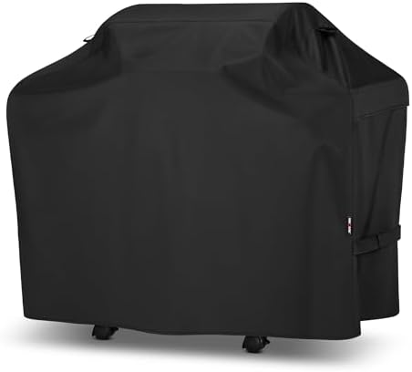 Unicook Grill Cover for Outdoor Grill Heavy Duty Waterproof, 50 Inch, Black by UNICOOK