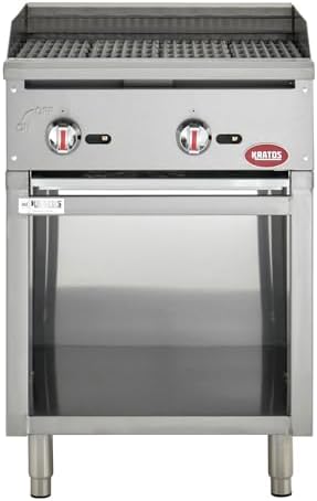 Kratos 24" Commercial Gas Radiant Charbroiler with Custom Open-Base - Image 2