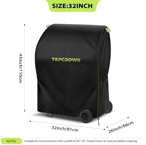 Topcrown Grill Cover for Outdoor Grill Waterproof BBQ Gas Grill Cover (32") - Image 2