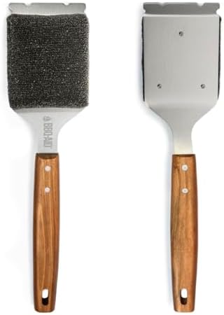 Bristle Free Grill Brush Cleaner and Scraper for Barbecue, Replaceable Head - Image 2