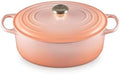 Le Creuset Enameled Cast Iron Oval Dutch Oven, 6.75qt., Peche by Unknown