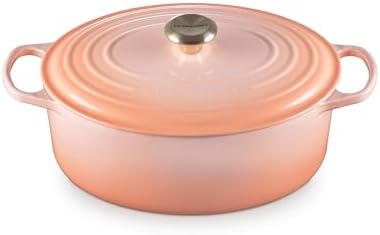Le Creuset Enameled Cast Iron Oval Dutch Oven, 6.75qt., Peche by Unknown