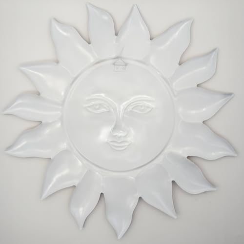 Metal Sun Wall Decor - Sun Flower Wall Art Decoration,Hanging Decoration for Home Garden Farmhouse Yard Patio Fence Living Room Bedroom - Image 6