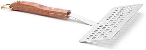 Outset Rosewood Collection Slotted Fish Spatula, Stainless Steel, 1.5 x 10 x 15 inches - Image 3